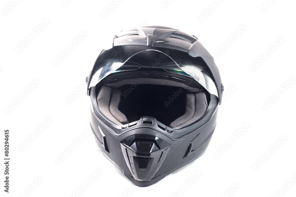 black motorcycle helmet isolated black motorcycle helmet isolated