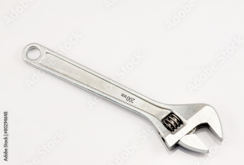 Spanner on the white background © axz65