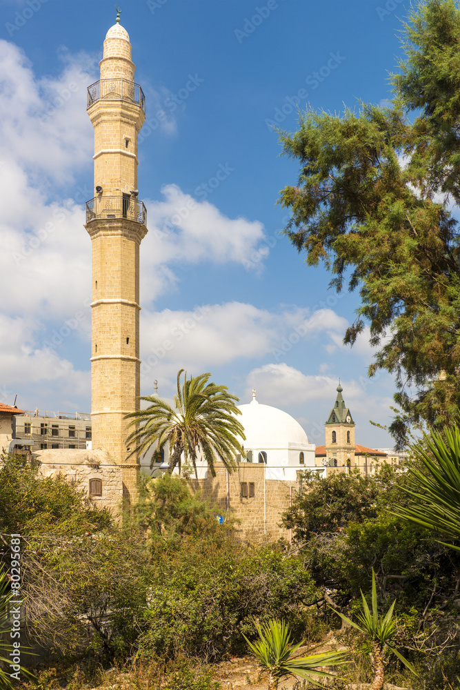 Ancient mosque in the Israeli city of Jaffa