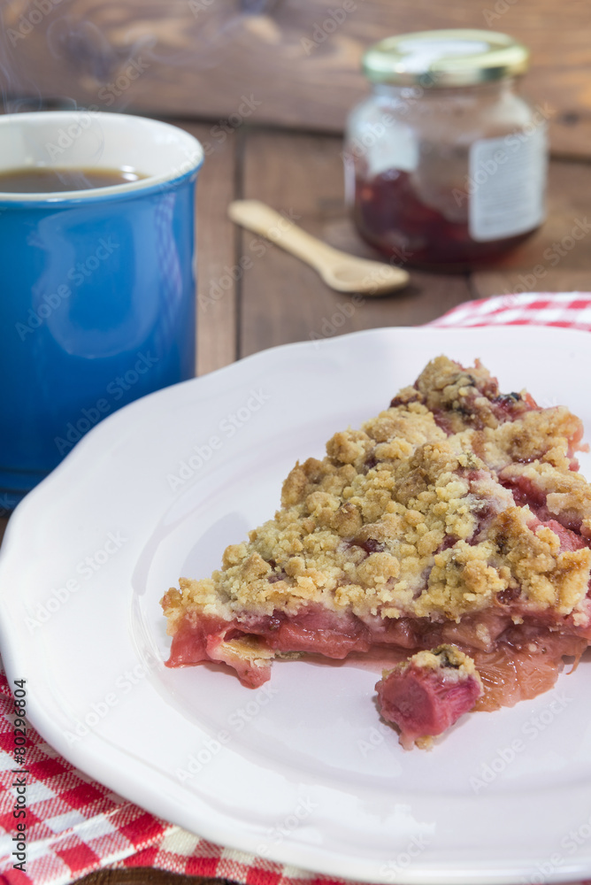 Homemade strawberry rhubarb pie Homemade strawberry rhubarb pie