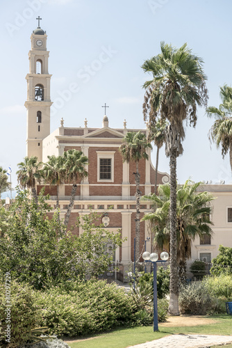 Ancient Catholic monastery in the Israeli city of Jaffa