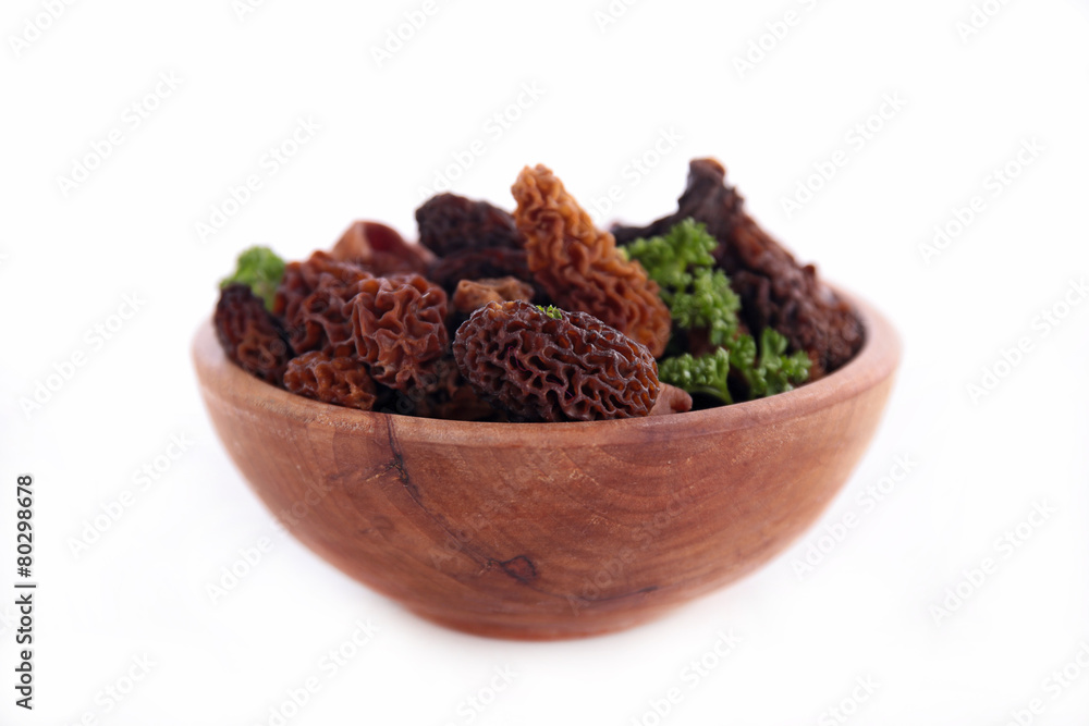 bowl of morels bowl of morels