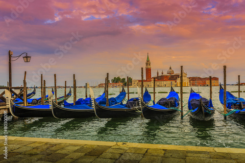 Gondolas in Venice (filtered) © Gorilla