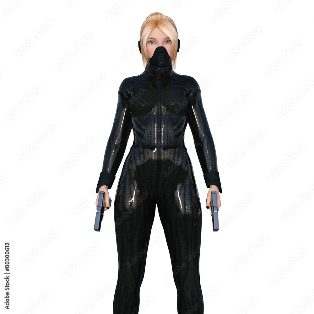 Fototapeta premium 女性戦士