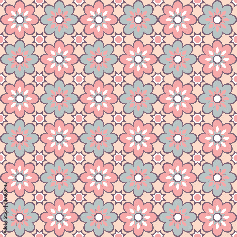 Geometric seamless pattern.