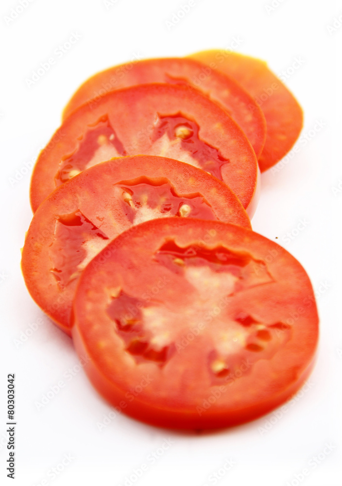 Tomatoes sliced Tomatoes sliced