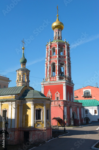 High-Petrovsky male monastery in Moscow photo