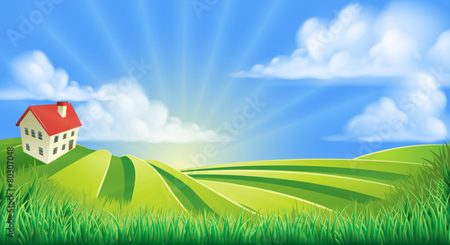 Rolling Hills fields farm