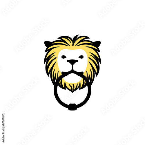 Lion doorknocker