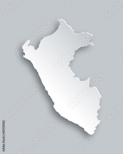 Karte von Peru
