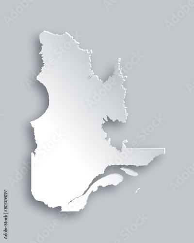 Karte von Quebec