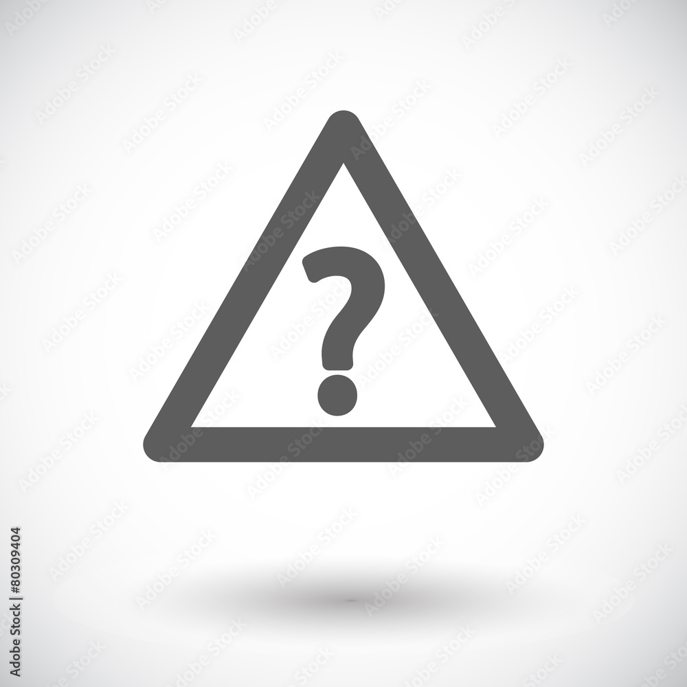Question single icon. Question single icon.