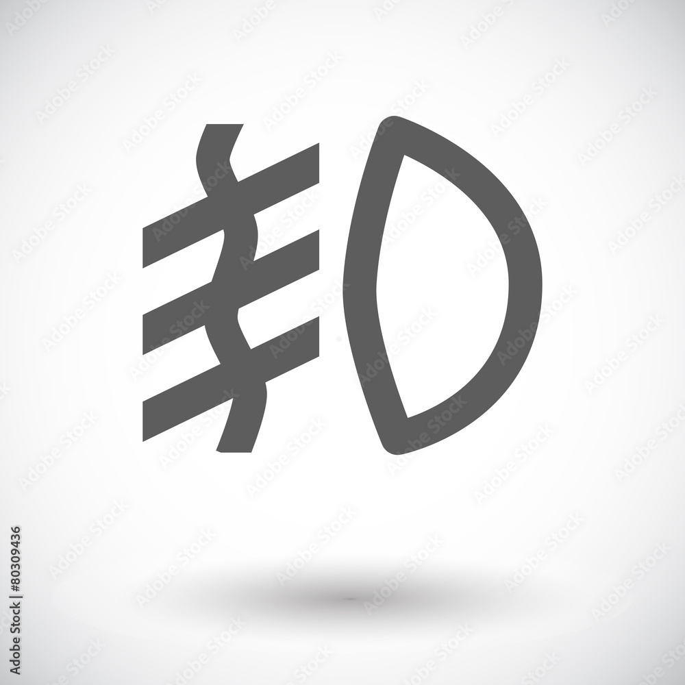 Obraz premium Front fog light