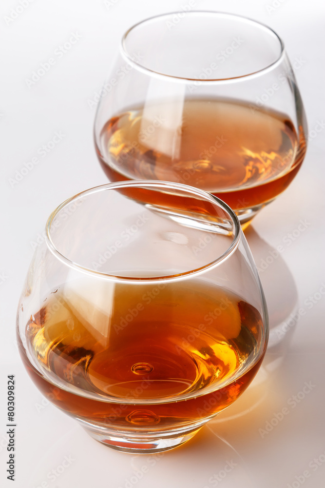 Glass of cognac