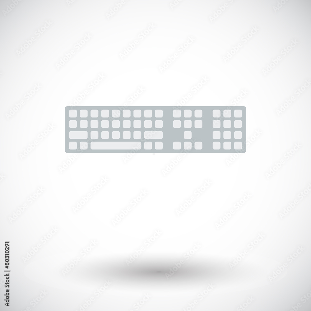 Keyboard flat icon Keyboard flat icon