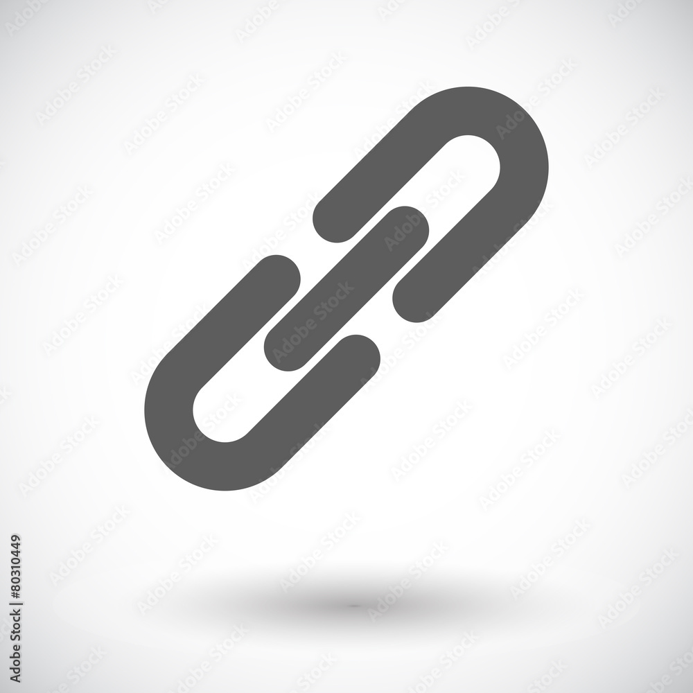 Link single icon. Link single icon.