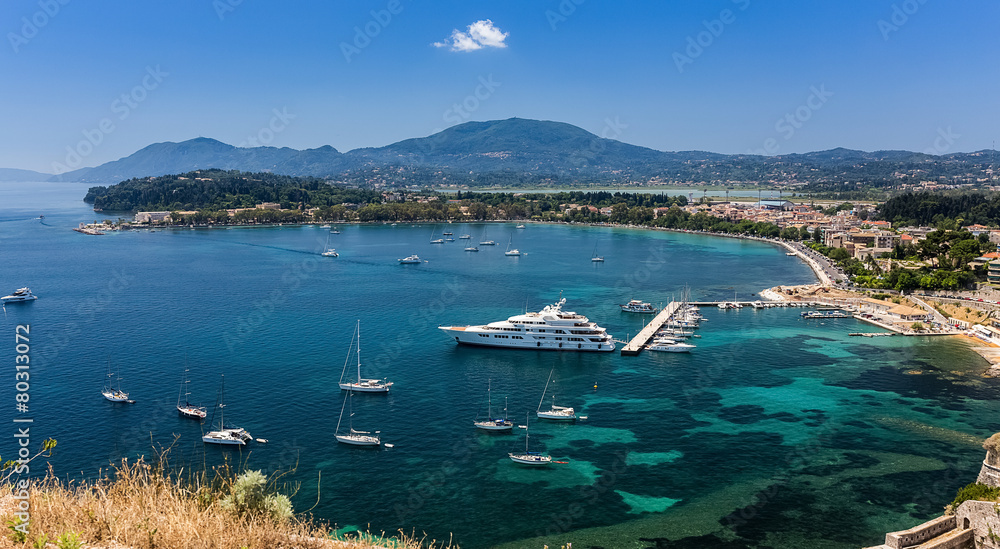 Corfu bay
