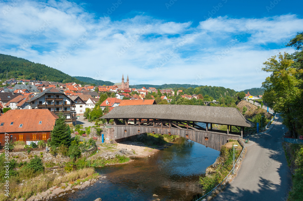 Historische Holzbrücke, Forbach