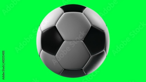 Soccer Ball, loop seamless, alpha channel 4K