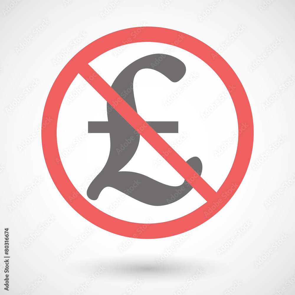 Forbidden signal with a pound sign Forbidden signal with a pound sign