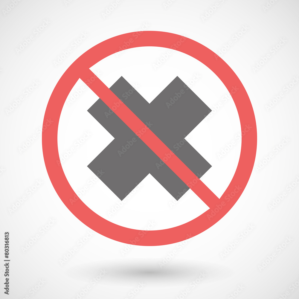 Forbidden signal with an irritating substance sign Forbidden signal with an irritating substance sign