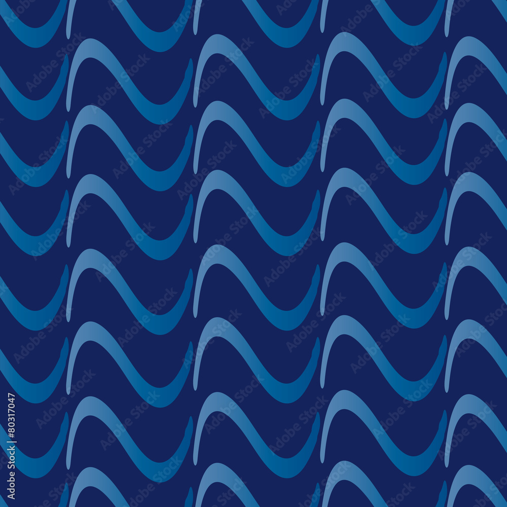 Marine wavy pattern. Marine wavy pattern.