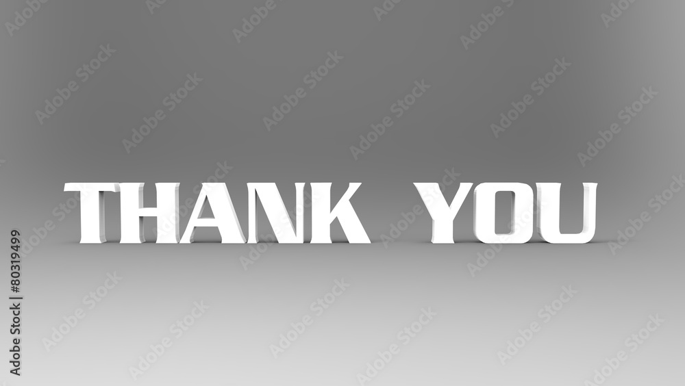 Obraz premium Thank you