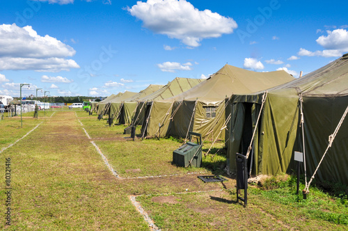 Army camp photo