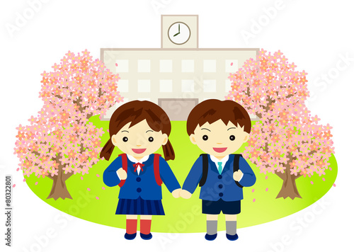 小学生の入学式