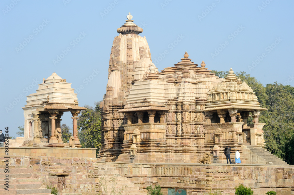 Temple of Khajuraho on India, Unesco world heritage