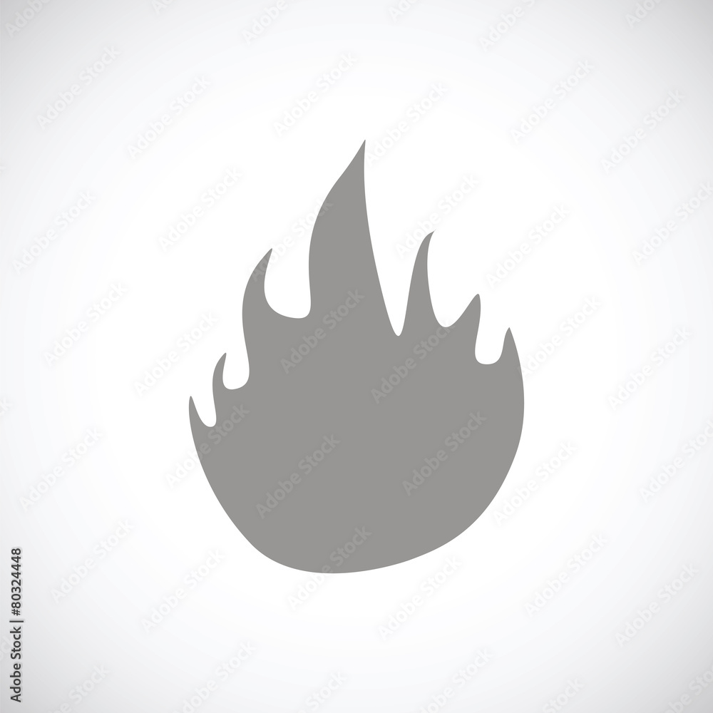 Fire black icon Fire black icon
