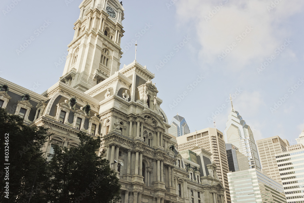 Philadelphia City Hall & Spires of Liberty Place