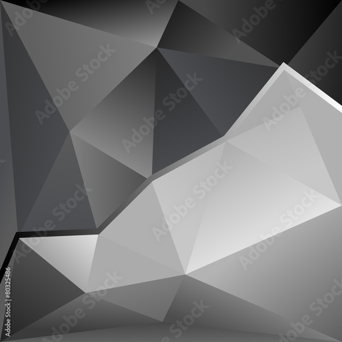 vector geometric polygon mountain background © librebird