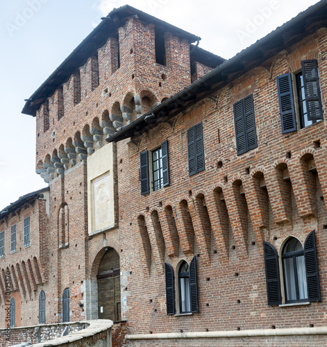 Quadro su tela Galliate, Castle