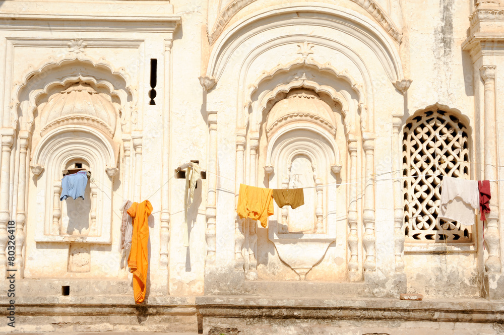 Ancient Chhatri building at Khajuraho on India