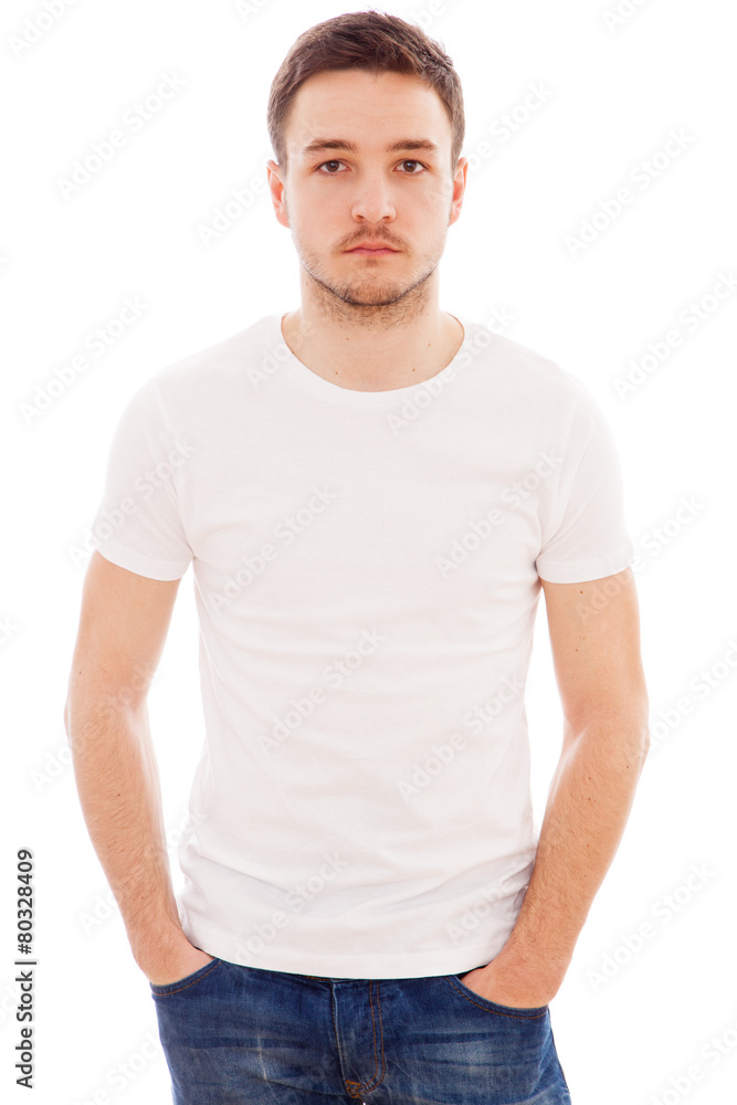 Studio portrait of a young handsome man Studio portrait of a young handsome man