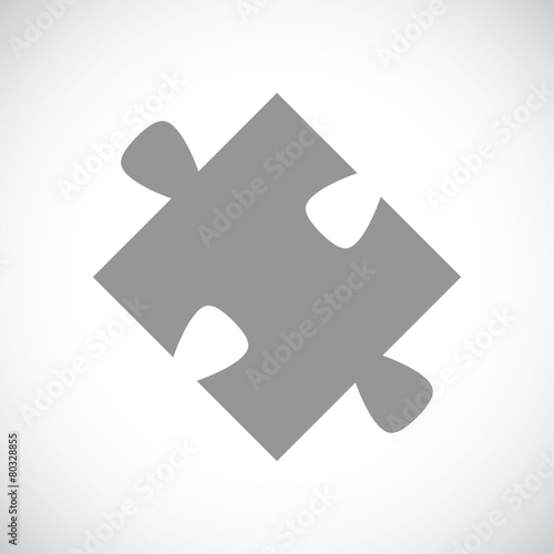 Puzzle black icon