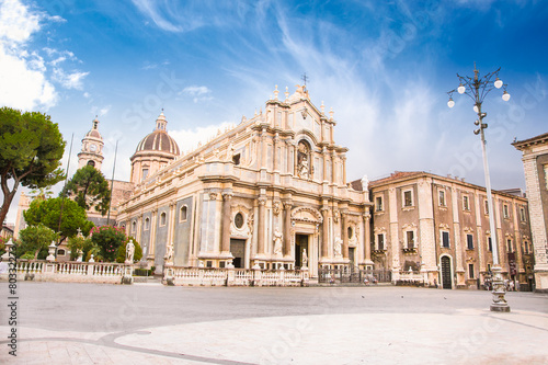 Fototapeta Piazza del Duomo in Catania , Sicily