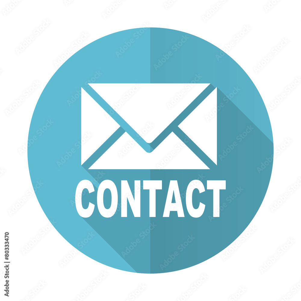 email blue flat icon contact sign email blue flat icon contact sign