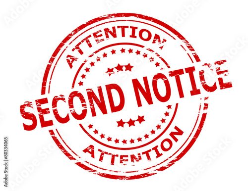 second notice