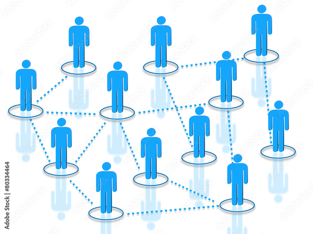 Human resources network icons concept Human resources network icons concept