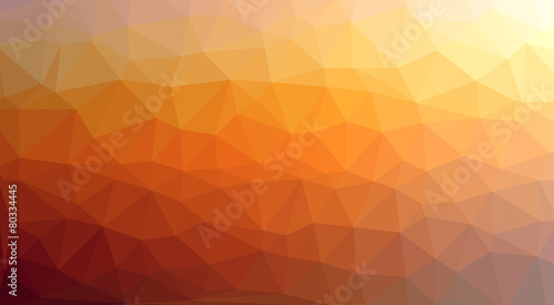 low poly Hintergrund orange