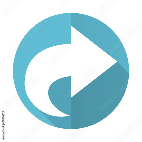 Free Download next blue flat icon arrow sign - GFXLoad