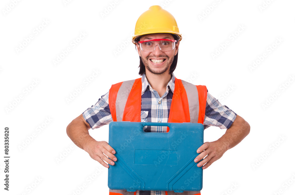 Foreman isolated on white Foreman isolated on white