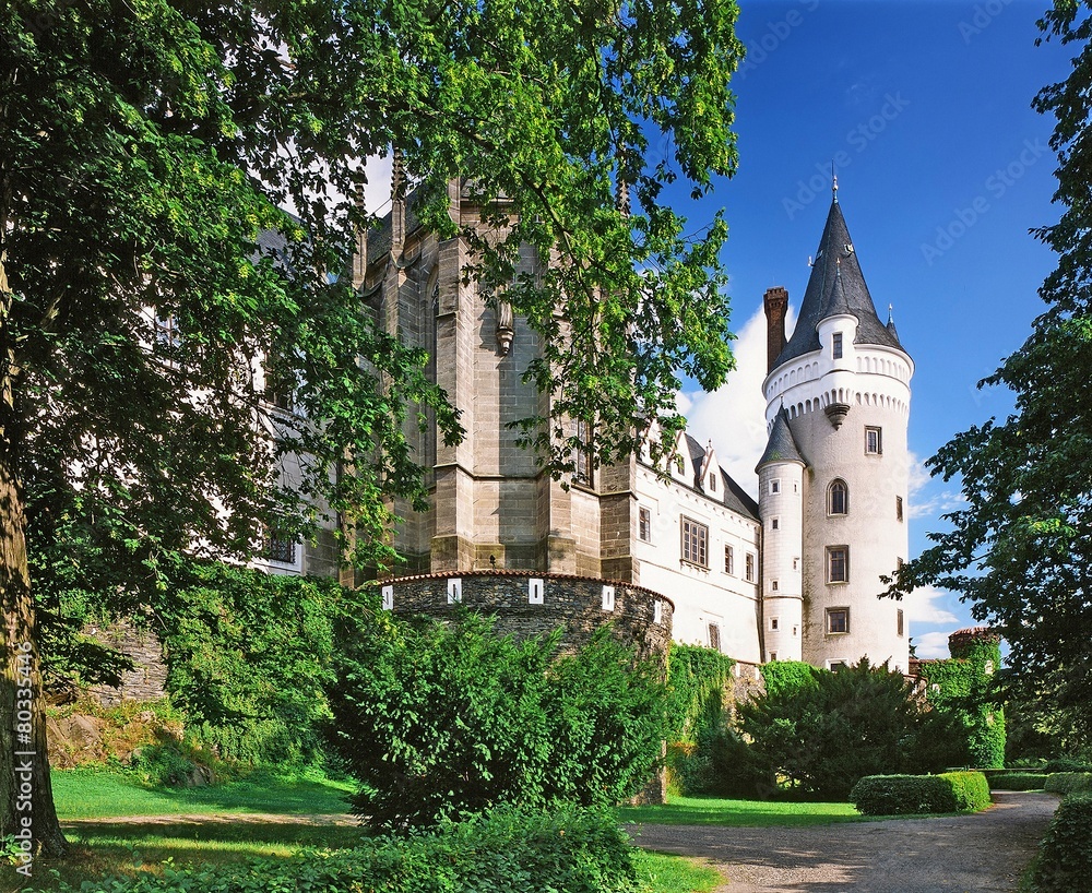 Naklejka premium Zleby castle