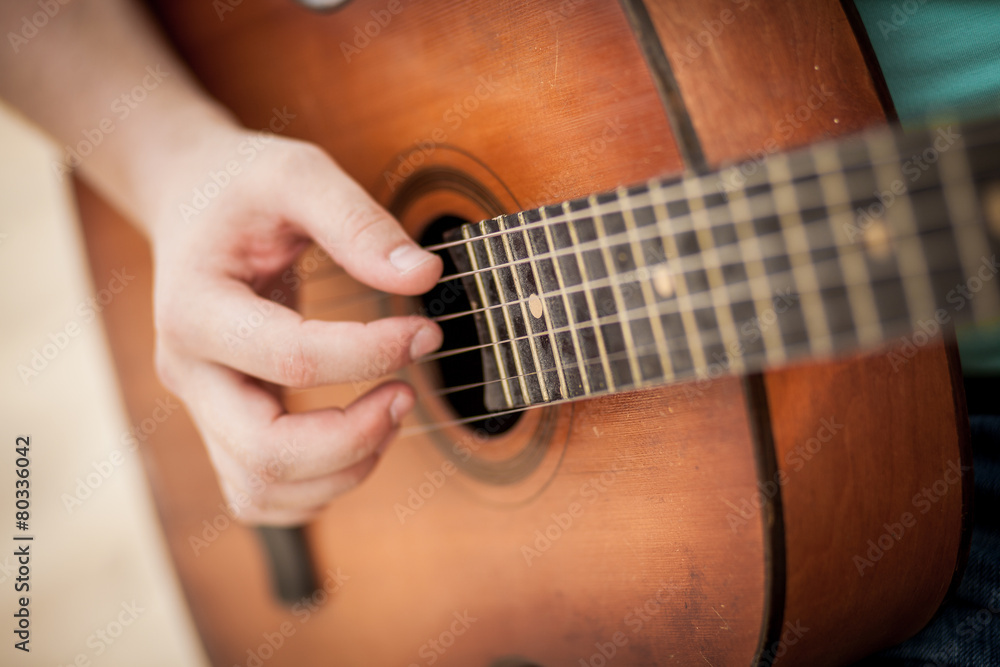 Fototapeta premium acoustic guitar