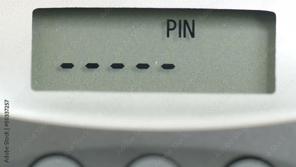 Five blank line on the screen of the calculator Five blank line on the screen of the calculator