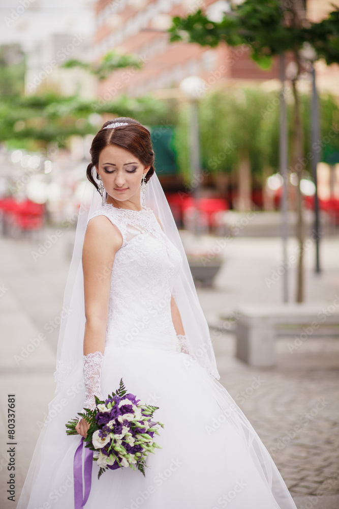 Naklejka premium Portrait of the bride