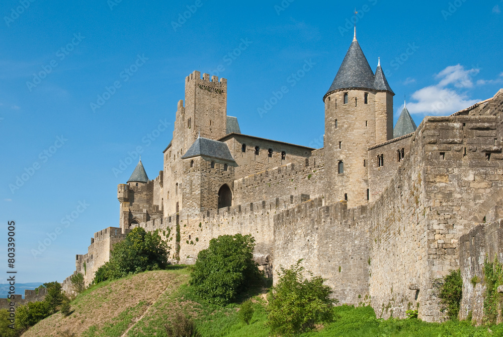 The Castle of Carcassonne, France