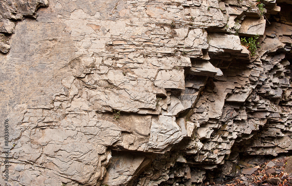 The layered rocks The layered rocks